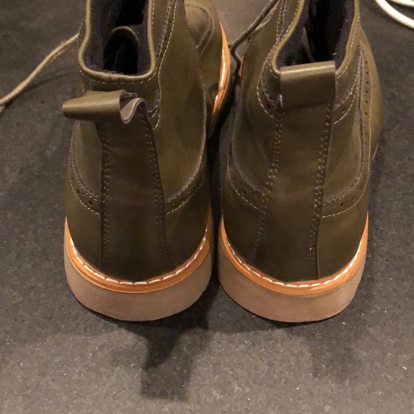 Giraldi Milan Olive Wingtip Boot - Picture 6 of 7